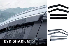 Premium Weathershield Set with Optional Black or Silver Trim For 2025 BYD Shark 6