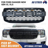 Raptor Grille Front Bumper with LED For New Gen Ford Ranger XL XLS 2022-2024
