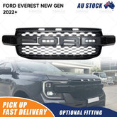 Raptor Grille Front Bumper Matt Black with LED Lights For Ford Everest 2022-2024