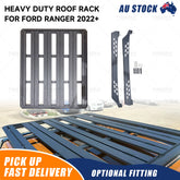 1435mm x 1200mm NEW Aluminum Roof Rack with Backbone For New Gen Ford Ranger 2022 2023 2024