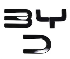 Blackout Front Grille BYD Logo Trim Cover Overlay For 2025 BYD Shark 6