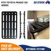 2200x1250mm Aluminum Roof Rack Platform with Backbone Set For TOYOTA PRADO 120 SERIES 2003-2009