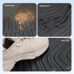 Anti-Slip Waterproof TPE Rubber Floor Mats Full Set with Door Sill For 2025 BYD SHARK 6