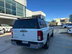 Heavy Duty Aluminum Canopy with Side Storage For MITSUBISHI MV TRITON 2024-2025