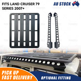 1500x1370mm Aluminum Roof Rack With Backbone For TOYOTA LANDCRUISER LC79 SERIES DOUBLE CAB 2007-CURRENT