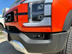 Gloss Black Front Fog Light Protective Cover Pair For 2025 BYD Shark 6