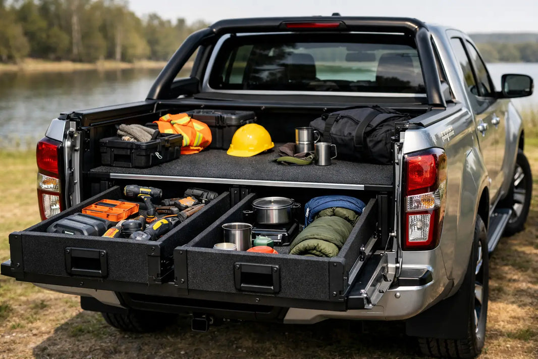 D-MAX Drawer System Setup for Work and Weekends