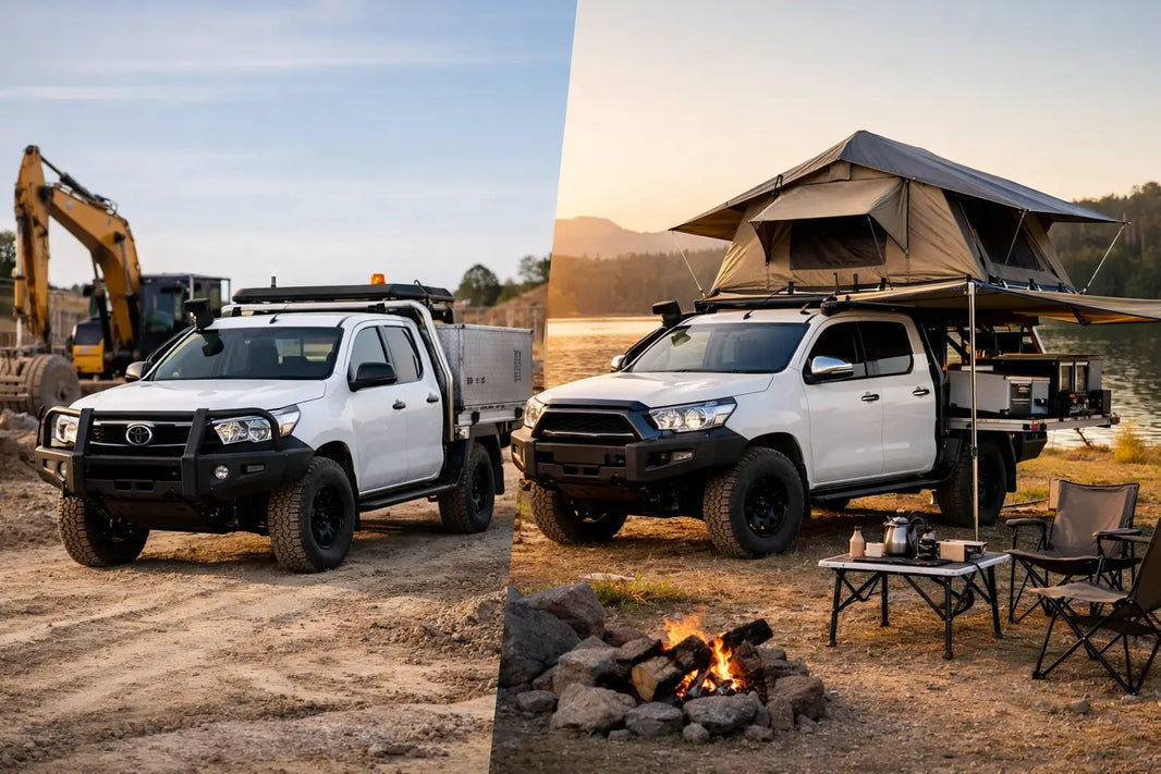 Hilux Camping Build Example for Work and Weekends