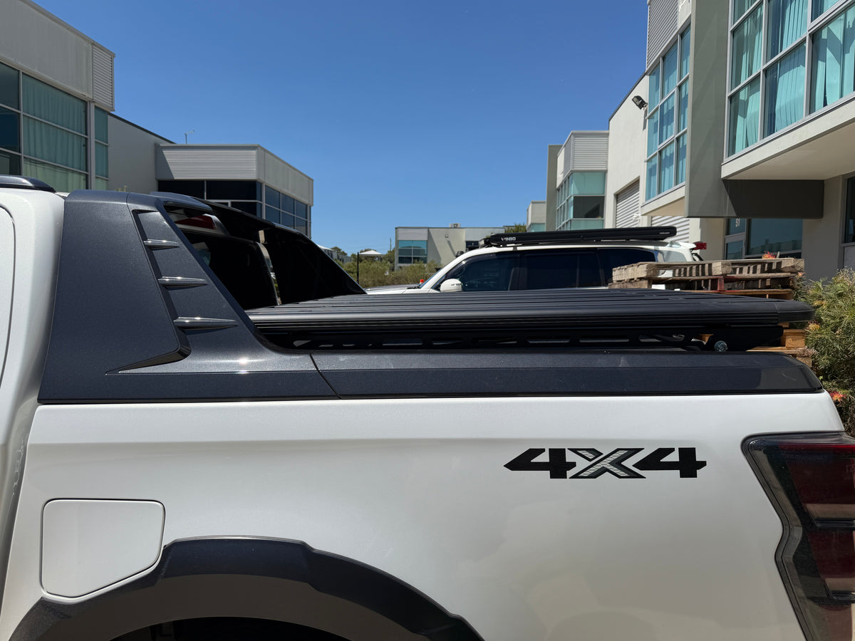 Aluminum Lift-Up Tub Rack Load Carrying Platform For All UTEs with Roller Cover — view 5
