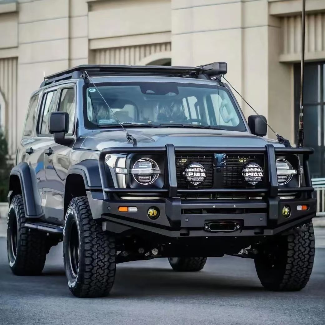 Steel Front Bullbar Winch Compatible For GWM Tank 300 2023-2026