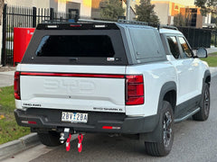 Solid Aluminum Canopy With Built-in Brake Lights and Reverse Lights For 2025 BYD SHARK 6