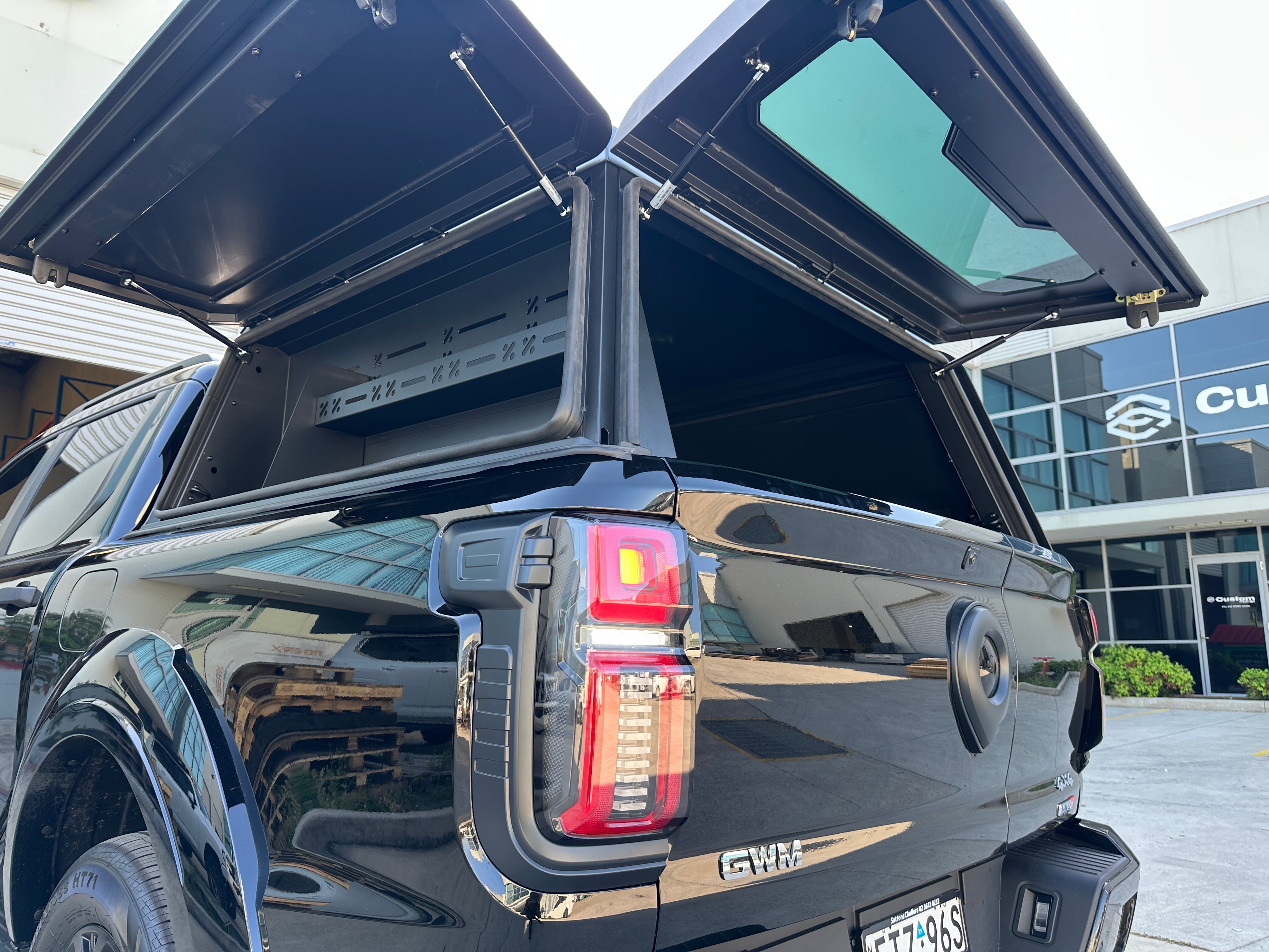 Heavy Duty Aluminum Canopy with Side Storage For GWM CANNON ALPHA 2024-2025