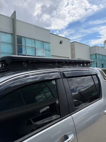 1500x1250mm Aluminum Flat Rack Roof Platform To Suit Toyota HiLux Dual Cab 2005-2025 T-Xplorer Rack