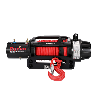 Runva 11XP Premium Red Edition 12V Winch with Synthetic Rope