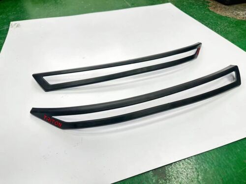 Matt Black Upper Headlight Trim Cover Set For Mitsubishi MV Triton 2024+