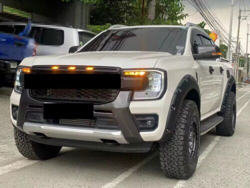 Smooth Matte Black Wheel Arch Fender Flare Set of 6 For Ford Ranger Next Gen 2022-2024 — view 4
