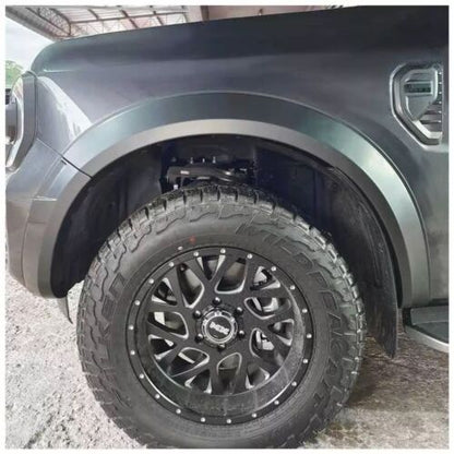 Matte Black Wheel Arch Fender Flare Set of 6 For Ford Ranger Next Gen 2022-2024 — view 8