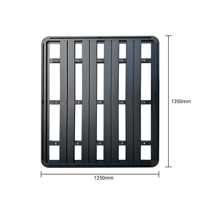 1350x1250mm Aluminum Roof Rack Platform For Space Cab/Extra Cab-RANGER/HILUX/DMAX/BT50 — view 4