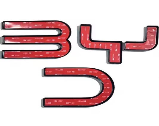 Blackout Front Grille BYD Logo Trim Cover Overlay For 2025 BYD Shark 6