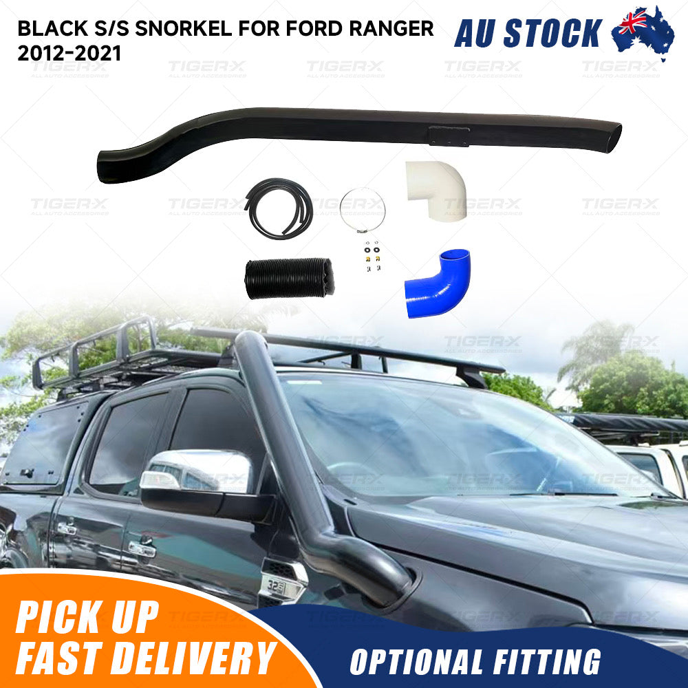 Premium 304 Stainless Steel Snorkel Kit for Ford Ranger PX1 PX2 PX3 2012-2021