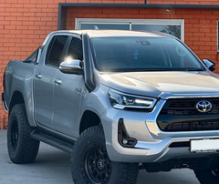 Black Stainless Steel Snorkel Kit For TOYOTA HILUX N80 2015-2024