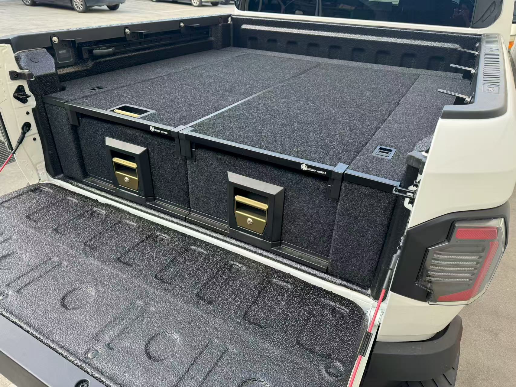 Heavy Duty Tool Box Dual Drawer System For 2025 KIA TASMAN Ute