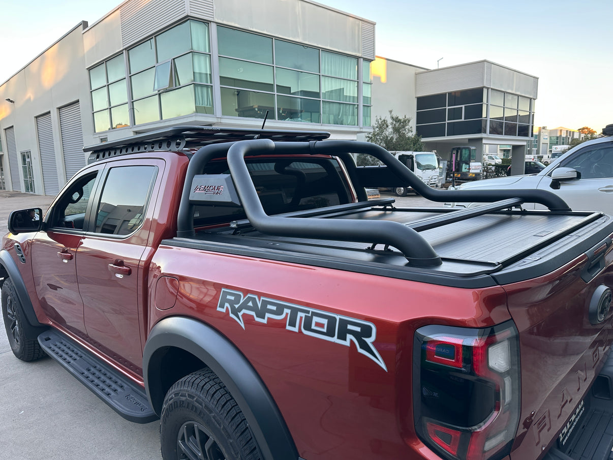 HSP Armour Bar UTE Sports Bar Rear Roll Bar Matt Black — view 2