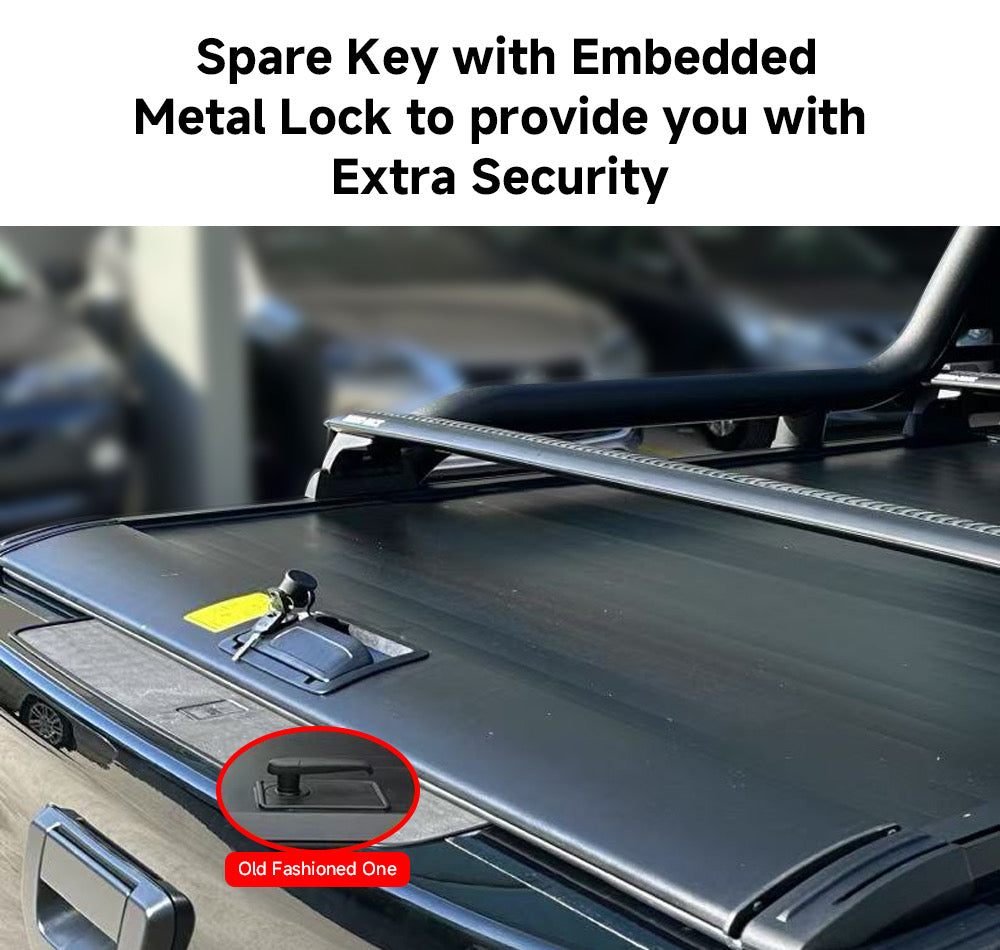 Manual Roller Shutter Retractable Cover For MAZDA BT50 Dual Cab