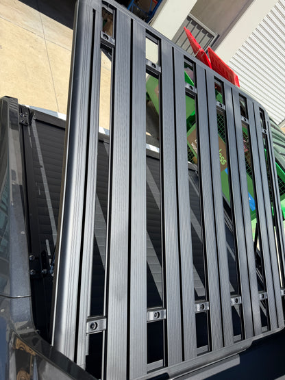 Aluminum Lift-Up Tub Rack Load Carrying Platform For All UTEs with Roller Cover — view 8