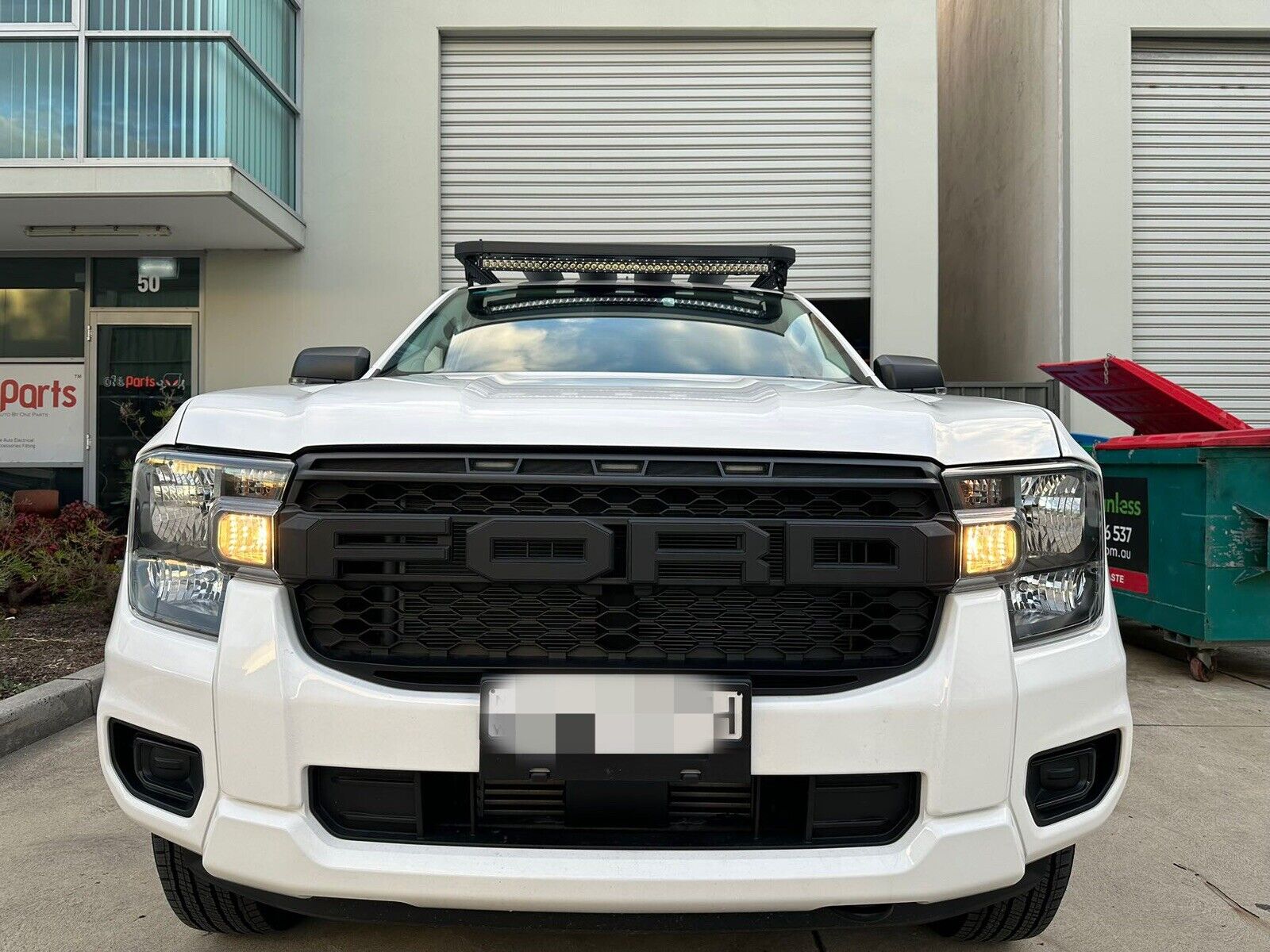 Raptor Grille Front Bumper with LED For New Gen Ford Ranger XL XLS 2022-2024