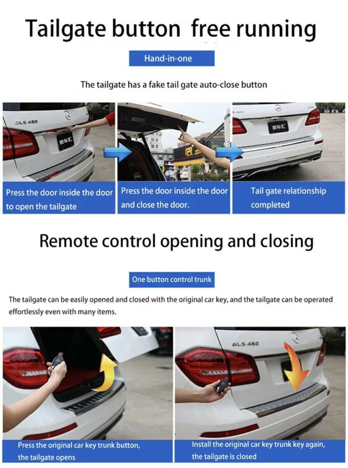 Smart Auto Electric Power Remote Tail Gate Lift Kit For HONDA H-RV 2015-2024
