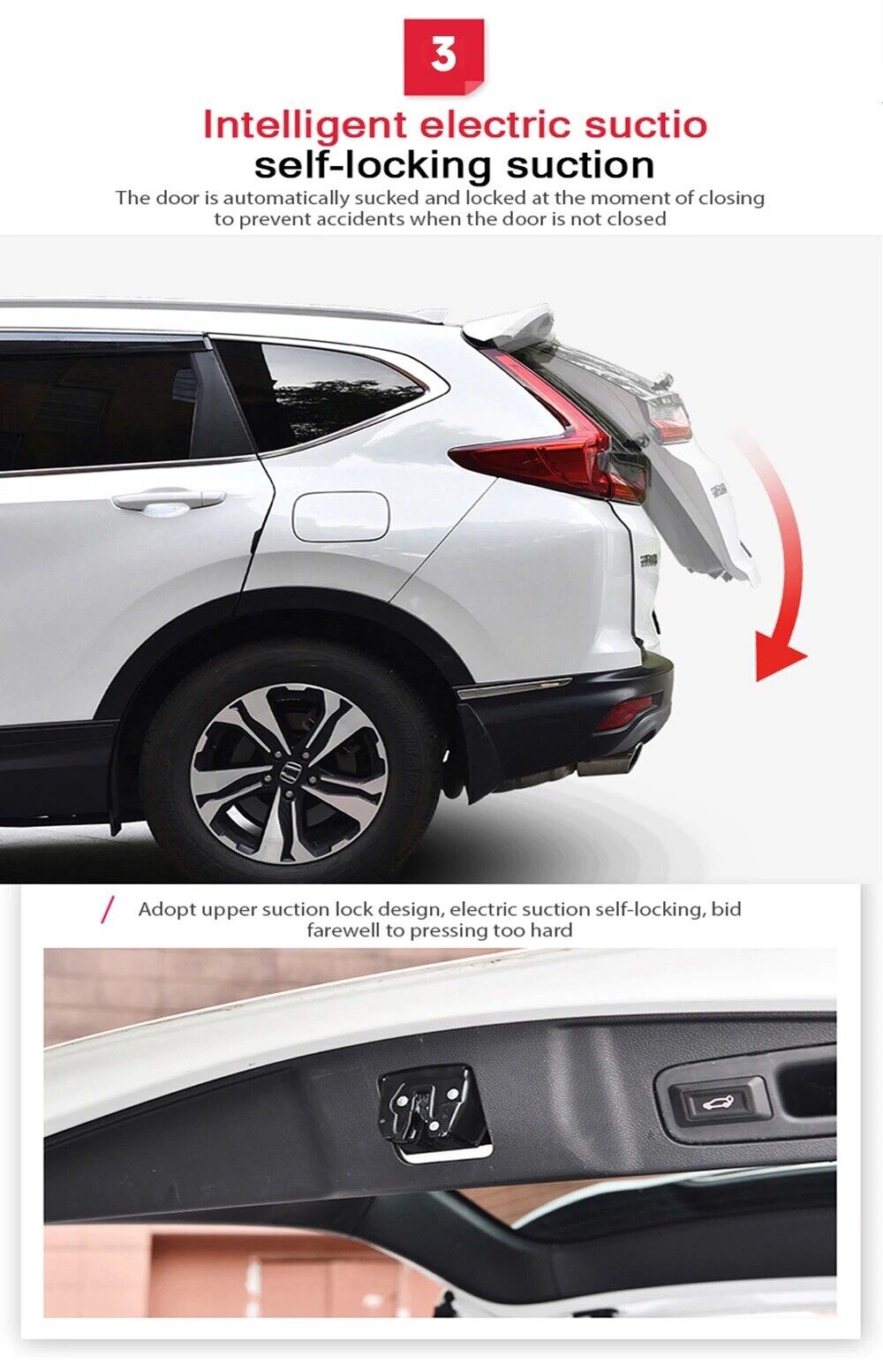 Smart Auto Electric Power Remote Tail Gate Lift Kit For HONDA H-RV 2015-2024
