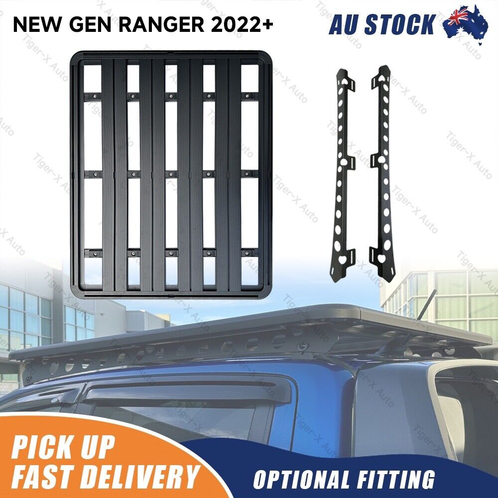 1500mm Aluminum Flat Rack Roof Platform For New Gen Ford Ranger 2022 2 ...