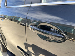 4x Gloss Black Door Handle Cover Trim For GWM Cannon 2019-2024