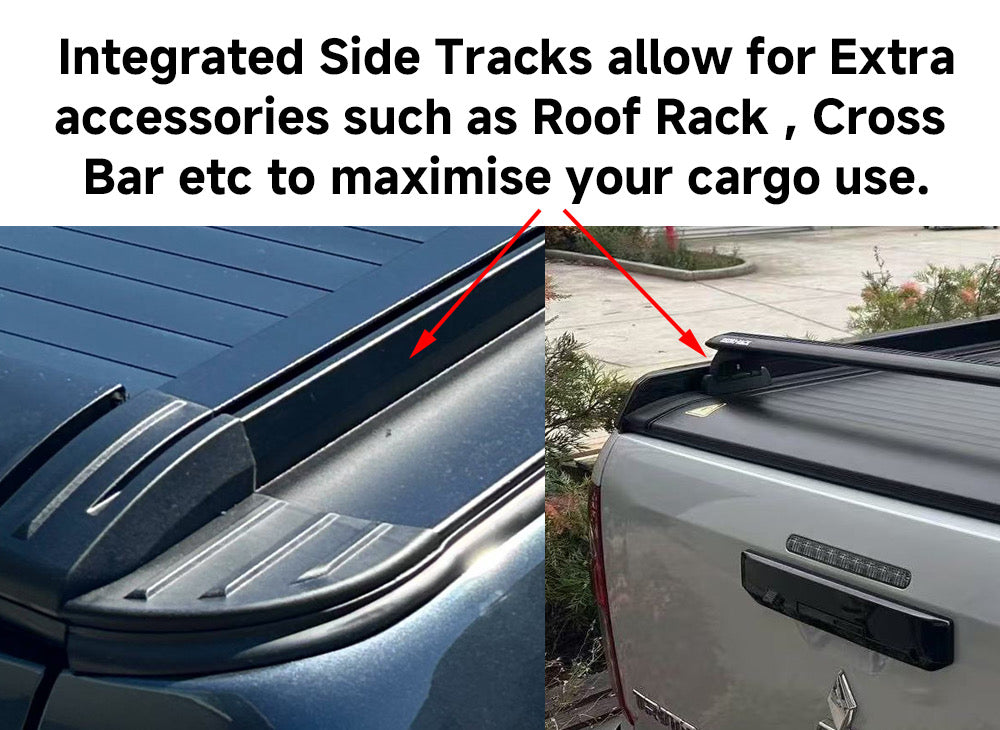 Manual Roller Shutter Retractable Cover For MAZDA BT50 Dual Cab