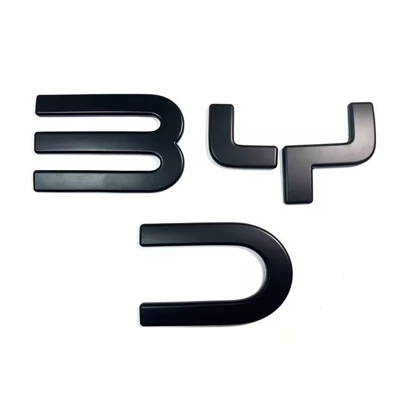 Blackout Front Grille BYD Logo Trim Cover Overlay For 2025 BYD Shark 6