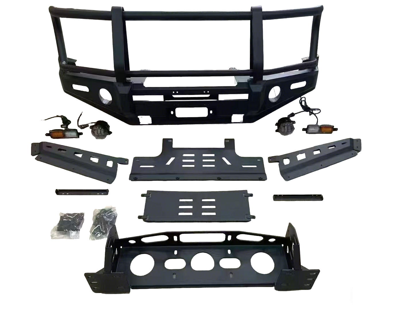 Steel Front Bullbar Winch Compatible For GWM Tank 300 2023-2026 — view 7