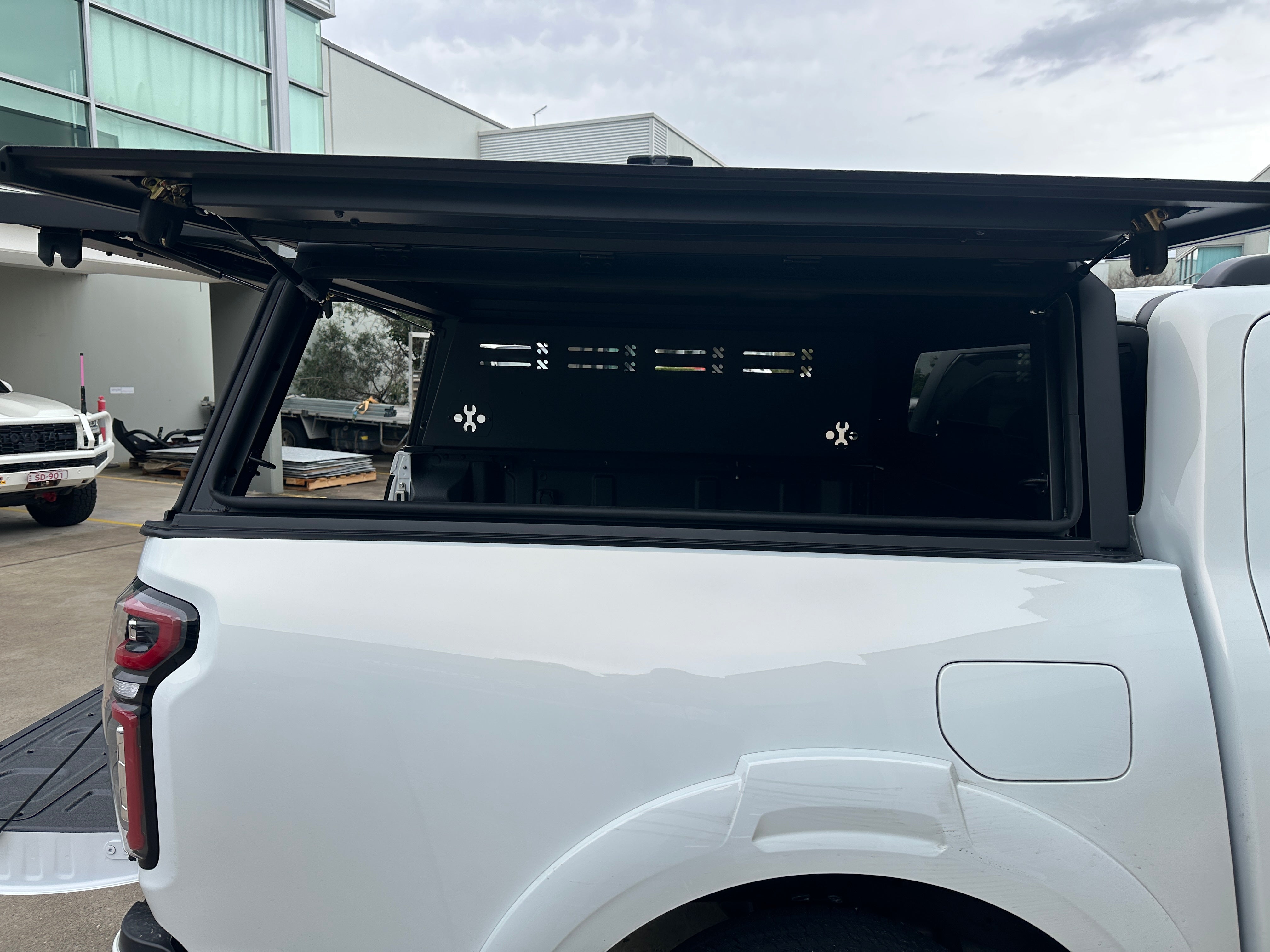 Heavy Duty Aluminum Canopy with Side Storage For GWM CANNON 2021-2025