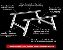 HSP Ladder Rack PRO Tub Rack Adjustable Height For UTEs