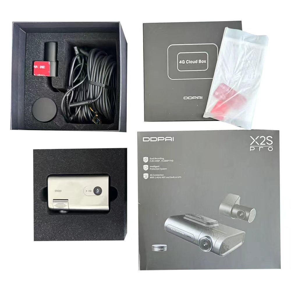 DDPai X2S PRO 4G Front & Rear HD Car Dash Cam Camera