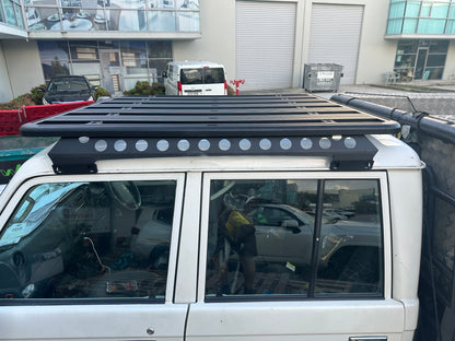 1600x1350mm Aluminum Roof Rack with Backbone to suit Toyota LandCruiser LC79 Series Double Cab 2007-Current — view 7