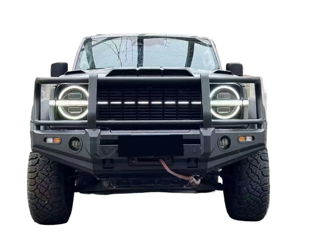 Steel Front Bullbar Winch Compatible For GWM Tank 300 2023-2026 — view 2