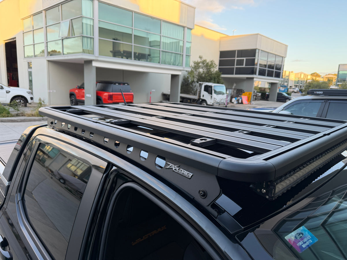 1500x1250mm Aluminum Flat Rack Roof Platform for New Gen Ford Ranger Raptor 2022-2026 T-Xplorer Rack — view 2