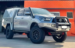 Black Stainless Steel Snorkel Kit For TOYOTA HILUX N80 2015-2024