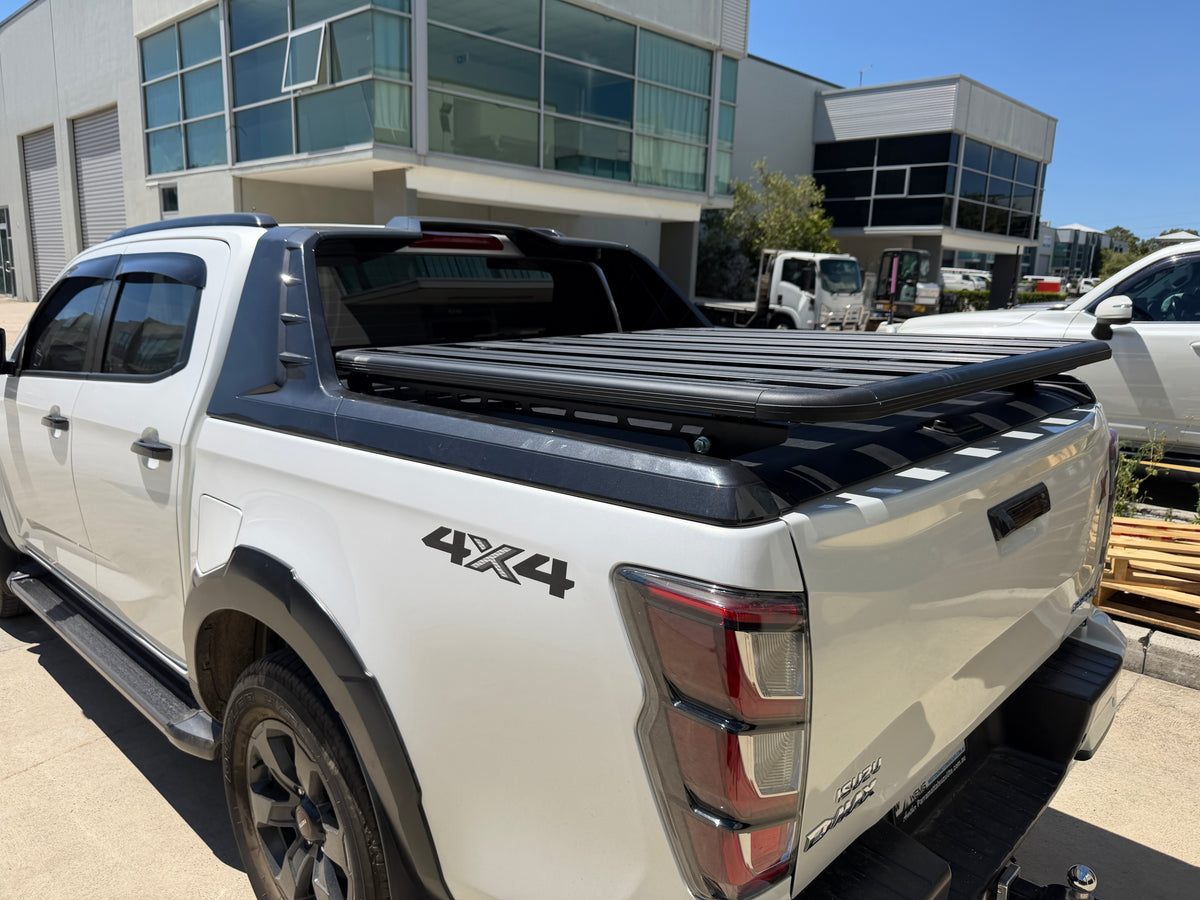 Aluminum Lift-Up Tub Rack Load Carrying Platform For All UTEs with Roller Cover — view 2