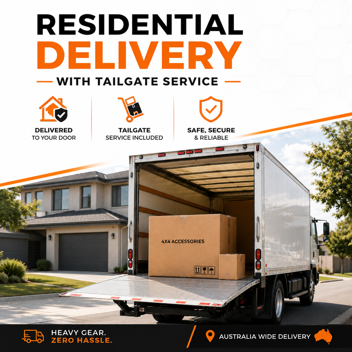 Residential Delivery with Tailgate Service