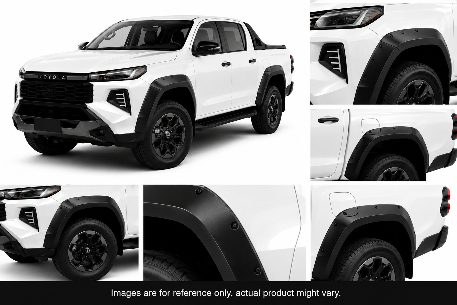 Wide Body Fender Flares to Suit Toyota HiLux 2026+ (N90) Dual Cab