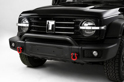 Steel Nudge Bar Front Bar with Integrated Tow Hooks For GWM Tank 300 2023-2026 — view 3