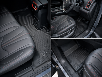 TPE Floor Mats with Door Sill Protectors to Suit BYD Shark 6 2025+ Dual Cab — view 4