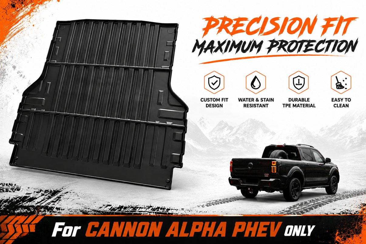 GWM Cannon Alpha 2024-2026 (Diesel & PHEV) Tub Mat Liner — view 2
